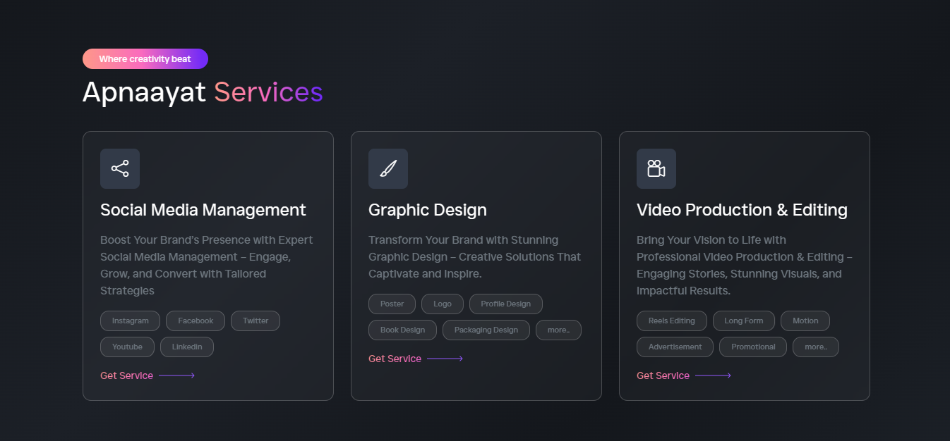 Apnaayat Platform Screenshot