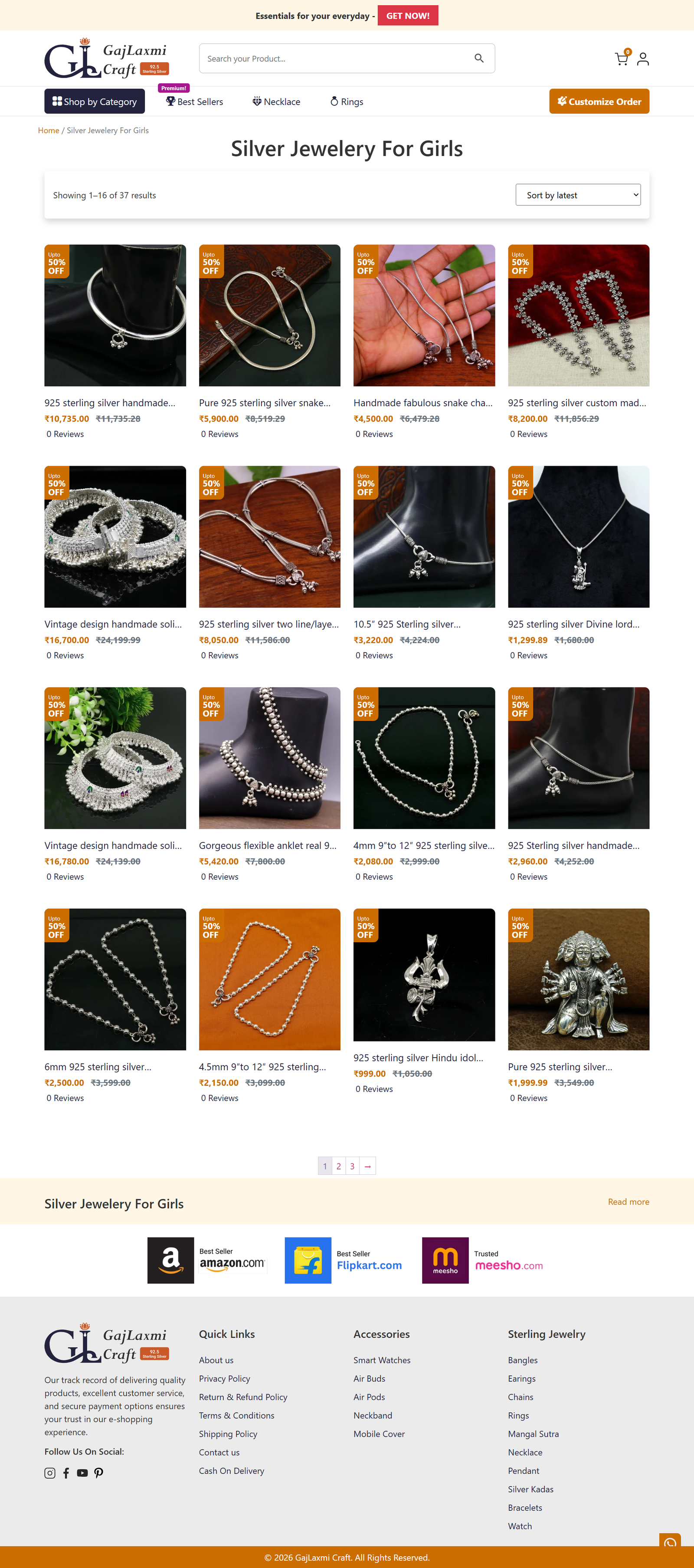Best Sellers Product Grid