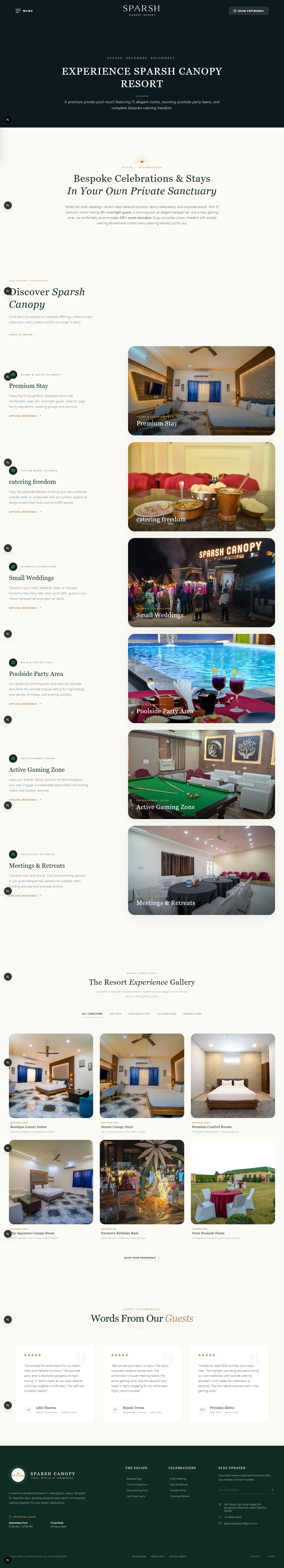 Sparsh Canopy Hotel Booking and ERP System